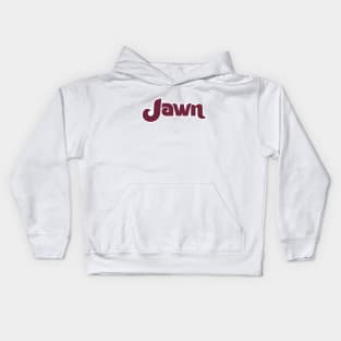 Jawn retro - White Kids Hoodie